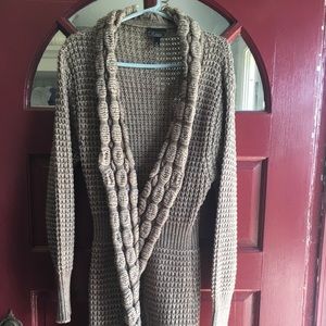 Warm and Comfy Cable Detail Cardigan ~ XL